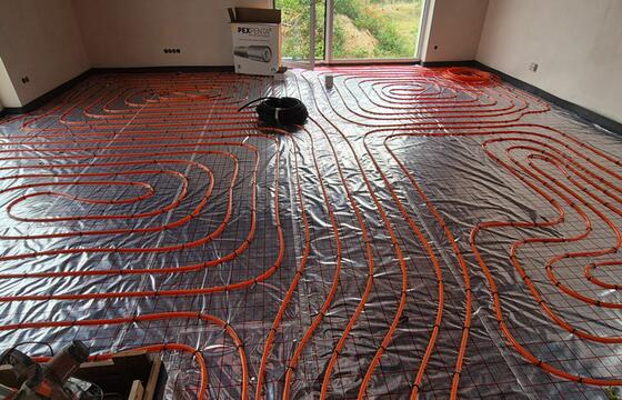 RD Mělčany - ústřední vytápění - Topení