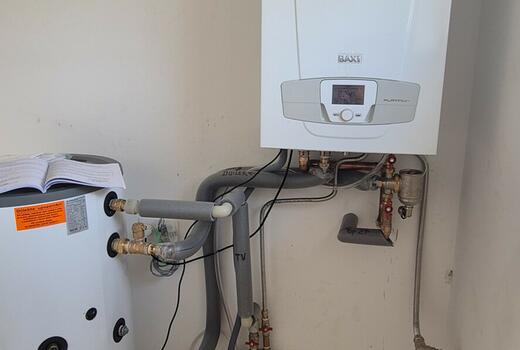 RD Mělčany - ústřední vytápění