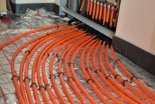 RD Mělčany - ústřední vytápění