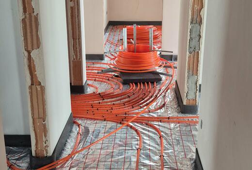 RD Mělčany - ústřední vytápění