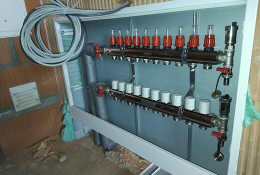 RD Mělčany - ústřední vytápění