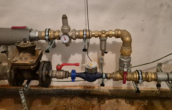 BD Musorgského 2-12, Brno - oprava hlavního přívodu vody - Vodoinstalace a kanalizace