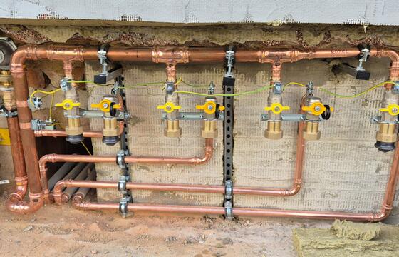 RD Nopova 27 - plynoměrové přípojky - Plynoinstalace, Plynoinstalace Brno (instalace plynu)