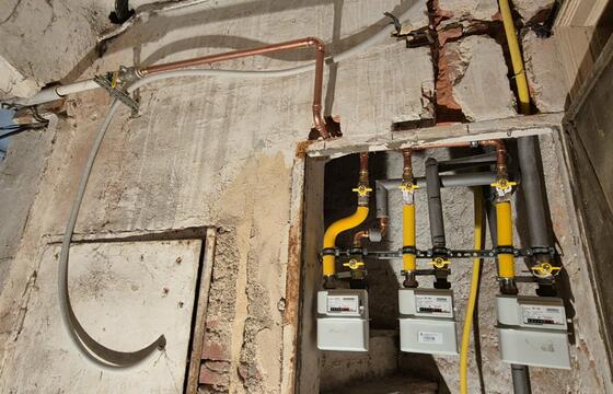 RD Želešice - montáž podružných plynoměrů - Plynoinstalace, Plynoinstalace Brno (instalace plynu)