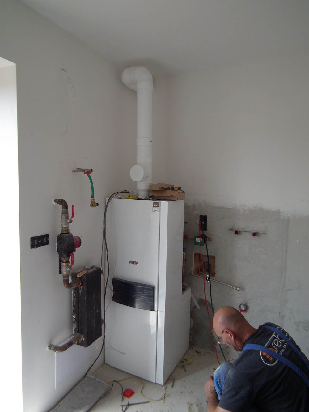 Instalace elektrického kotle